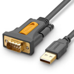 <span>Кабел</span> Кабел Ugreen USB-A към DB9 RS-232 1,5 м CR104 - сив <span class='catalog-num-in-name'>20211</span> - 