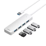 USB хъб Baseus 4 в 1 UltraJoy Lite USB-А към USB 3.0, 15 см B0005280B211-00 - бял 7