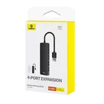 USB хъб Baseus 4 в 1 UltraJoy Lite USB-А към USB 3.0, 15 см B0005280B211-00 - бял 8