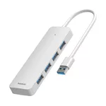 USB хъб Baseus 4 в 1 UltraJoy Lite USB-А към USB 3.0, 15 см B0005280B211-00 - бял 4