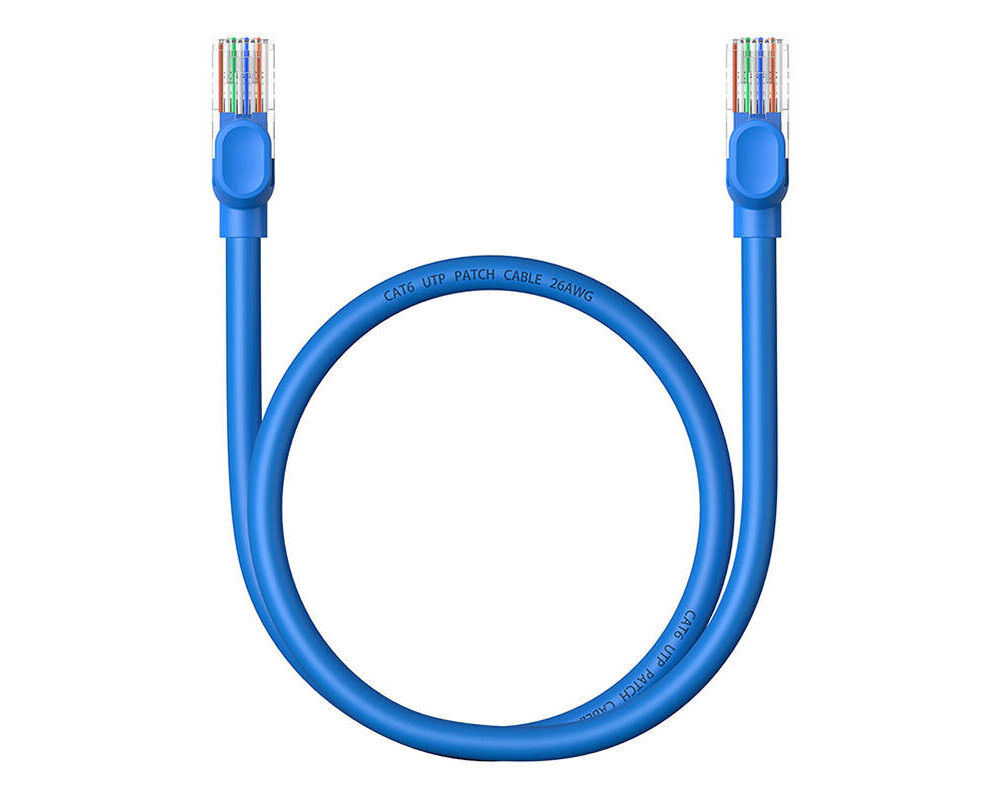 Мрежов кабел Baseus RJ45, Cat.6, 0,5 м B00133204311-00 - син 4