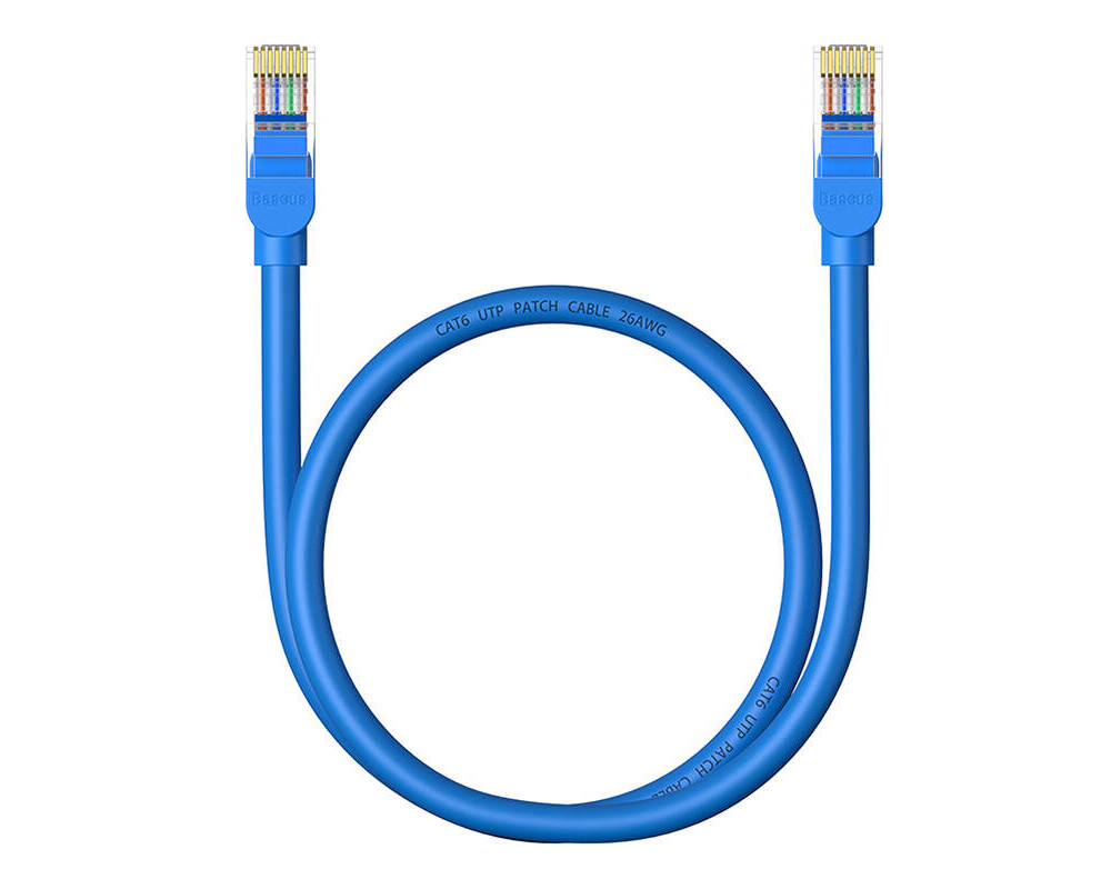Мрежов кабел Baseus RJ45, Cat.6, 0,5 м B00133204311-00 - син 2