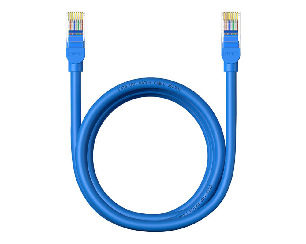 Мрежов кабел Baseus RJ45, Cat.6, 2 м B00133204311-02 - син 3