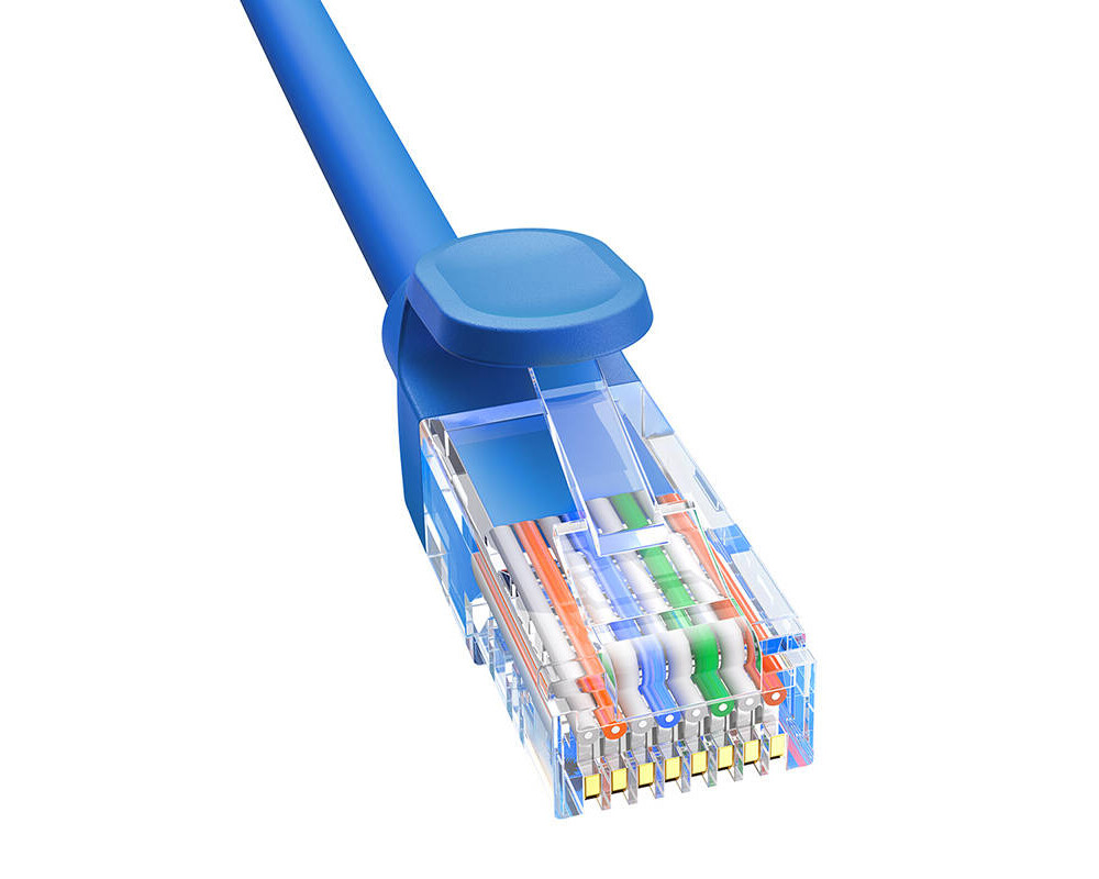 Мрежов кабел Baseus RJ45, Cat.6, 3 м B00133204311-03 - син 2