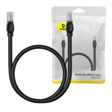  Baseus RJ45, Cat.5, 0,5 м B00133206111-00 - черен 705059 B00133206111-00 на топ цена - PIC.bg