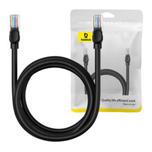  Baseus RJ45, Cat.5, 2 м B00133206111-03 - черен 705061 B00133206111-03 на топ цена - PIC.bg
