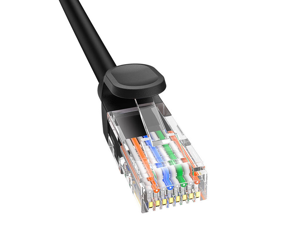 Мрежов кабел Baseus RJ45, Cat.5, 3 м B00133206111-04 - черен 4