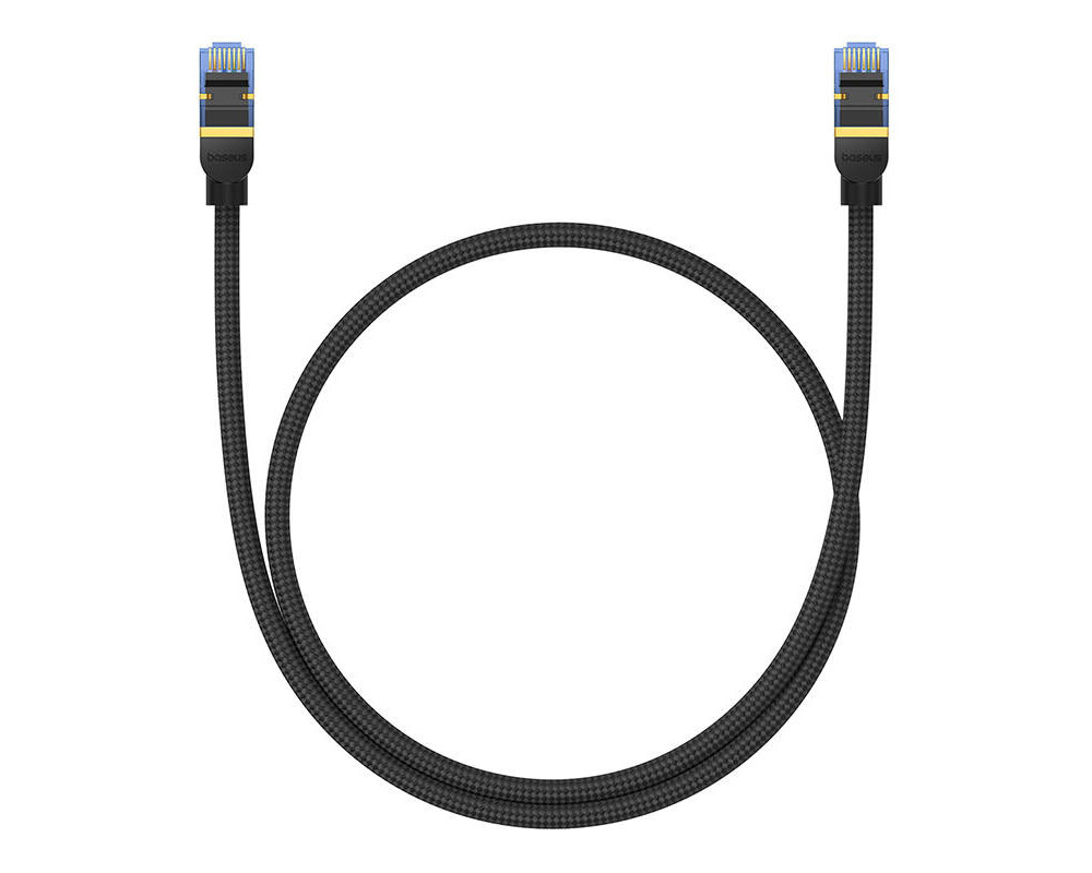 Мрежов кабел Baseus RJ45, Cat.7, 10Gbps, 0,5 м B0013320B111-00 - черен 2