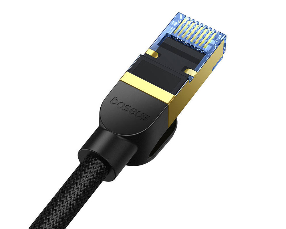 Мрежов кабел Baseus RJ45, Cat.7, 10Gbps, 0,5 м B0013320B111-00 - черен 5