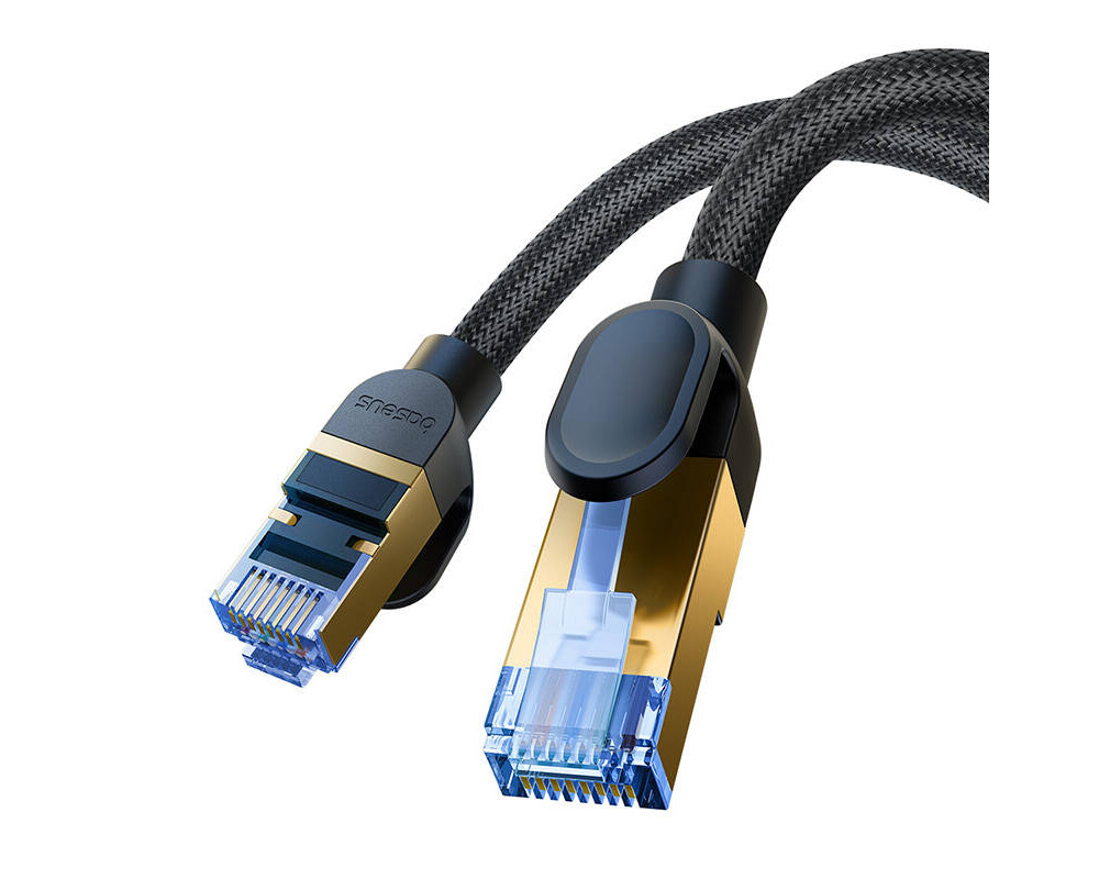 Мрежов кабел Baseus RJ45, Cat.7, 10Gbps, 0,5 м B0013320B111-00 - черен 6