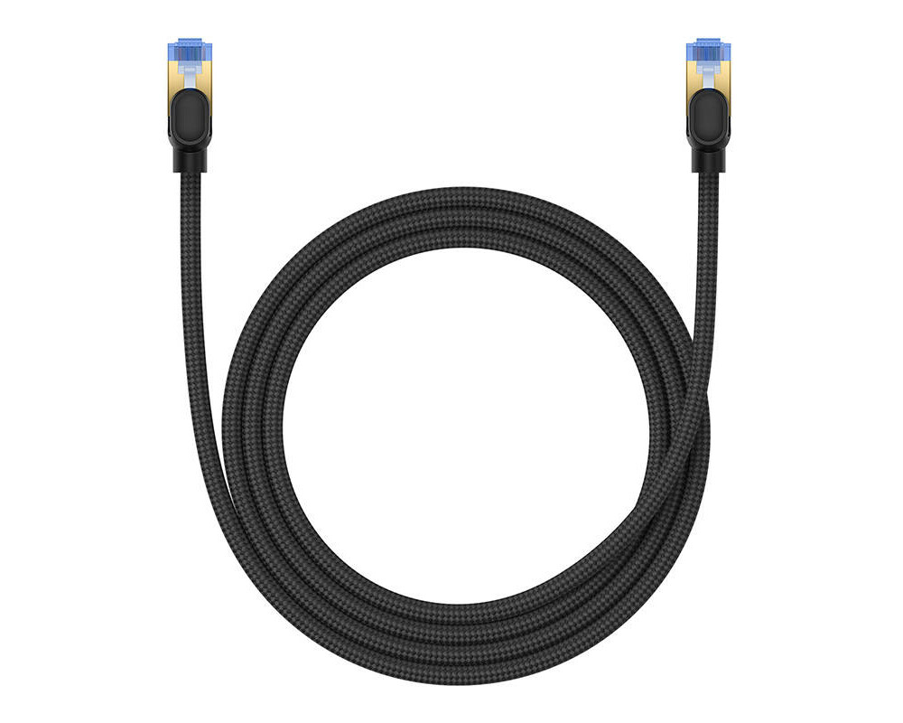 Мрежов кабел Baseus RJ45, Cat.7, 10Gbps, 1,5 м B0013320B111-02 - черен 3