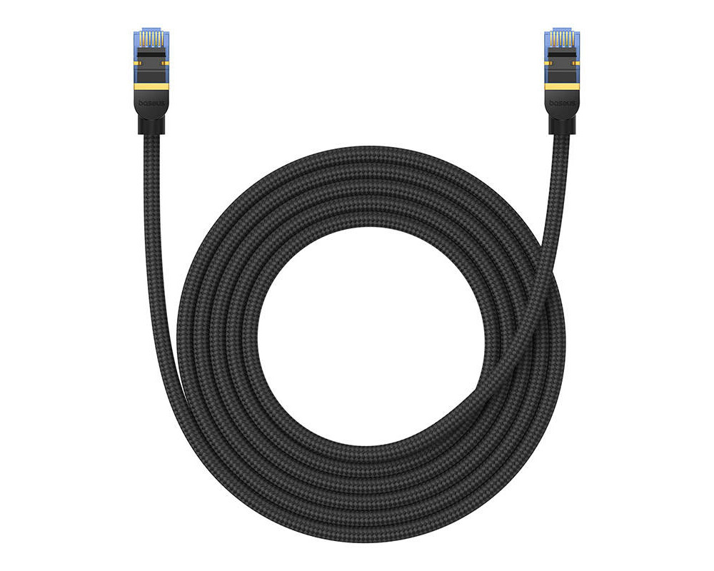 Мрежов кабел Baseus RJ45, Cat.7, 10Gbps, 3 м B0013320B111-04 - черен 2