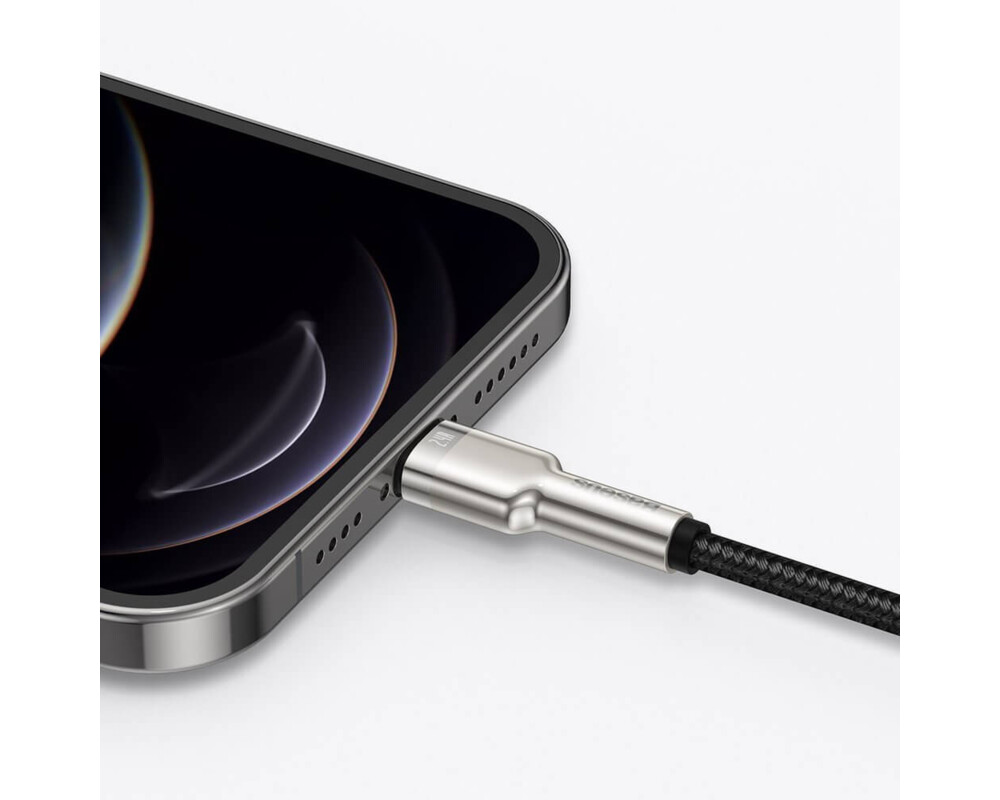 Кабел Baseus Cafule Metal Series USB-A към Lightning, 1м CALJK-A01 8