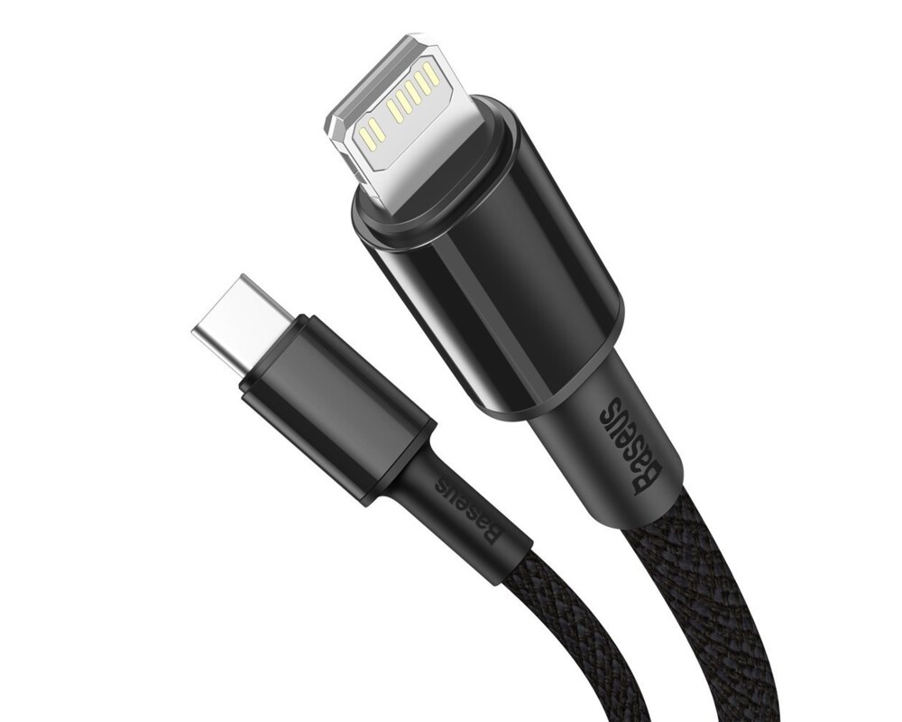 Кабел Baseus High Density USB Type-C към Lightning PD 20W, 2м CATLGD-A01 - черен 3