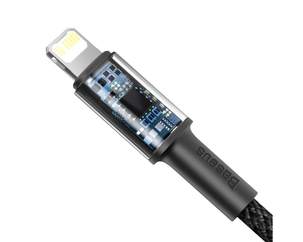 Кабел Baseus High Density USB Type-C към Lightning PD 20W, 2м CATLGD-A01 - черен 4