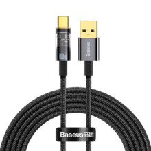  Baseus CATS000201 USB към USB Type C 100W 1м - черен 705081 CATS000201 на топ цена - PIC.bg