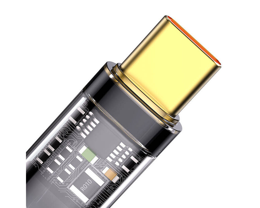 Кабел Baseus CATS000201 USB към USB Type C 100W 1м - черен 4