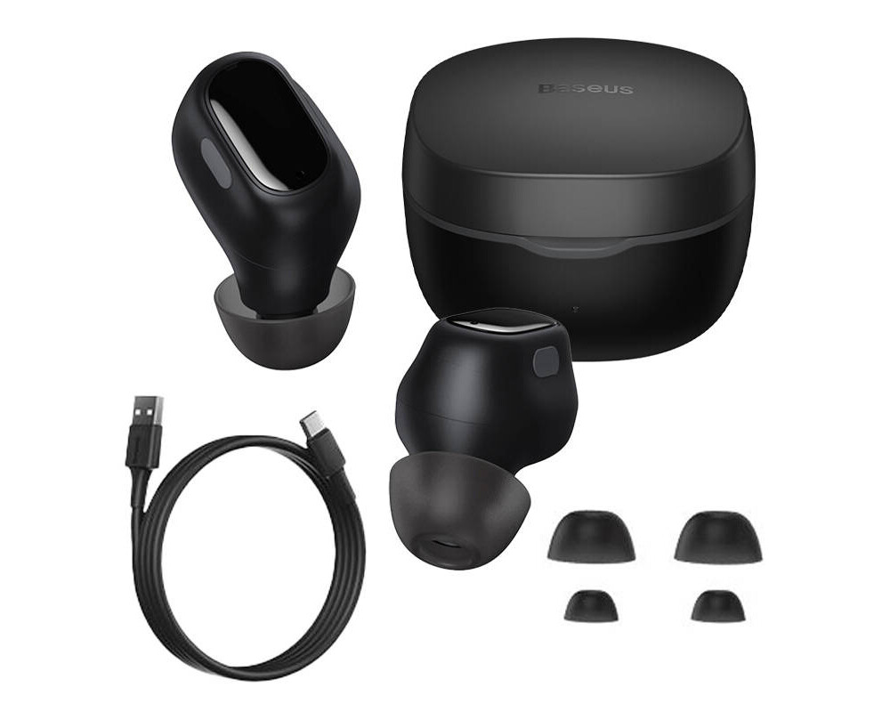 Слушалки Baseus WM01 NGTW370001 TWS черни