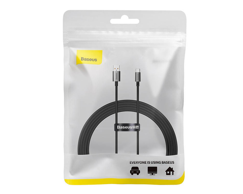 Кабел Baseus Superior USB към USB-C 100W 1м P10320102114-00 - черен 6