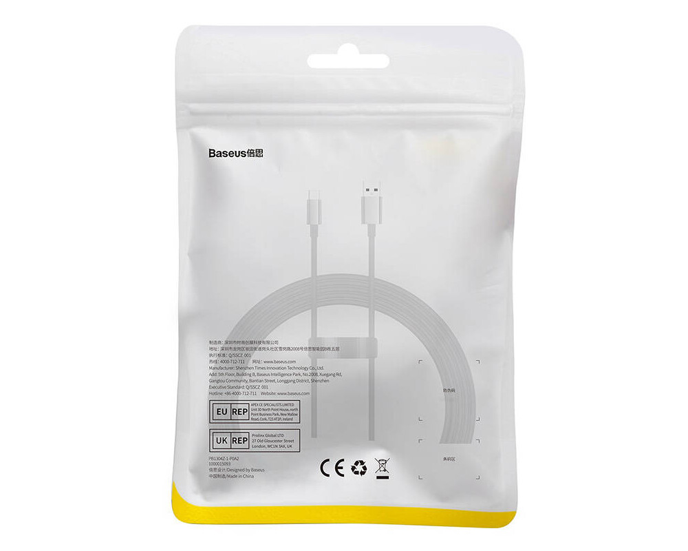 Кабел Baseus Superior USB към USB-C 100W 1м P10320102114-00 - черен 7