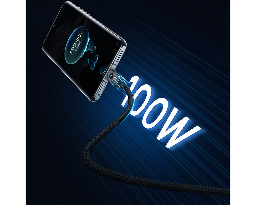 Кабел Кабел Baseus Unbreakable Series USB към Type-C 100W 1м P10355801111-00 - черен 4