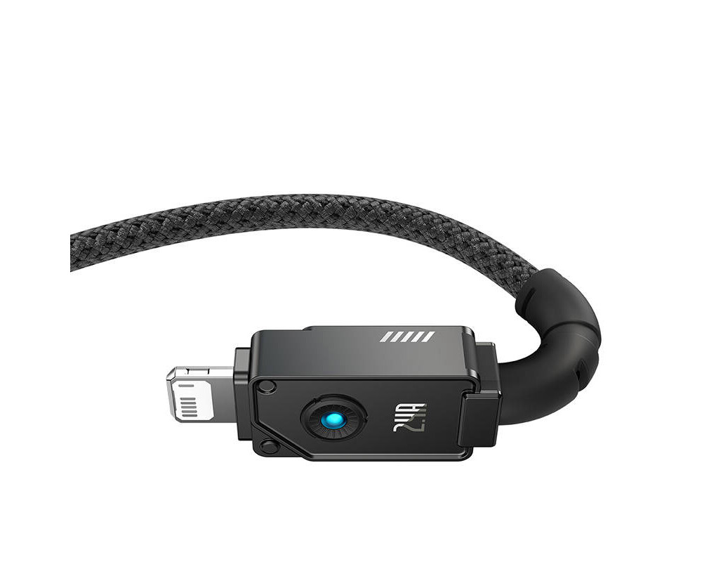 Кабел Baseus Unbreakable Series USB към Lightning 2.4A 2м P10355802111-01 - черен 4