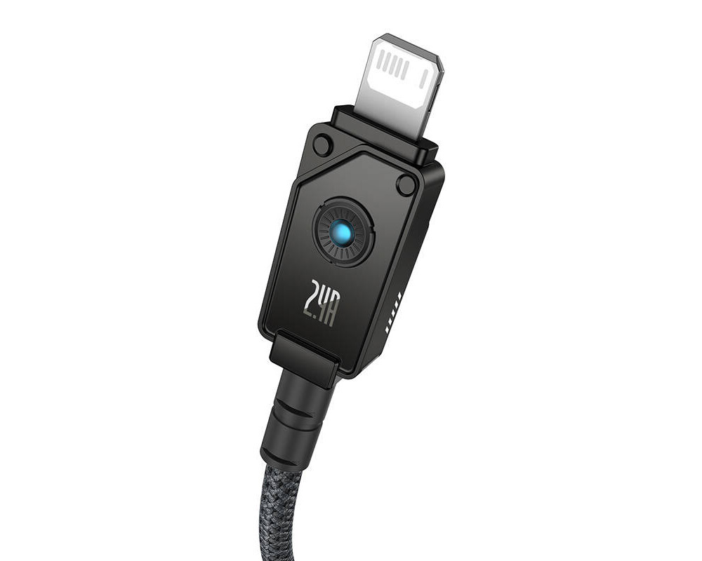 Кабел Baseus Unbreakable Series USB към Lightning 2.4A 2м P10355802111-01 - черен 6
