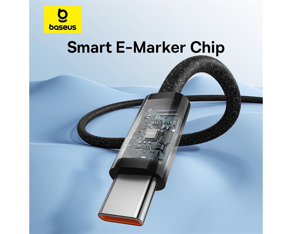 Кабел Кабел Baseus Dynamic 3 Series Type-C към Type-C 100W 1м P10367000111-00 - черен 2