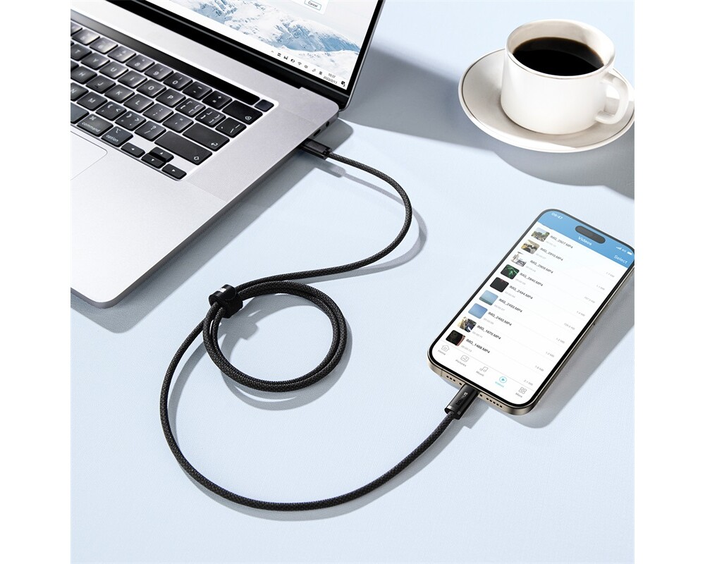 Кабел Кабел Baseus Dynamic 3 Series Type-C към Type-C 100W 1м P10367000111-00 - черен 4