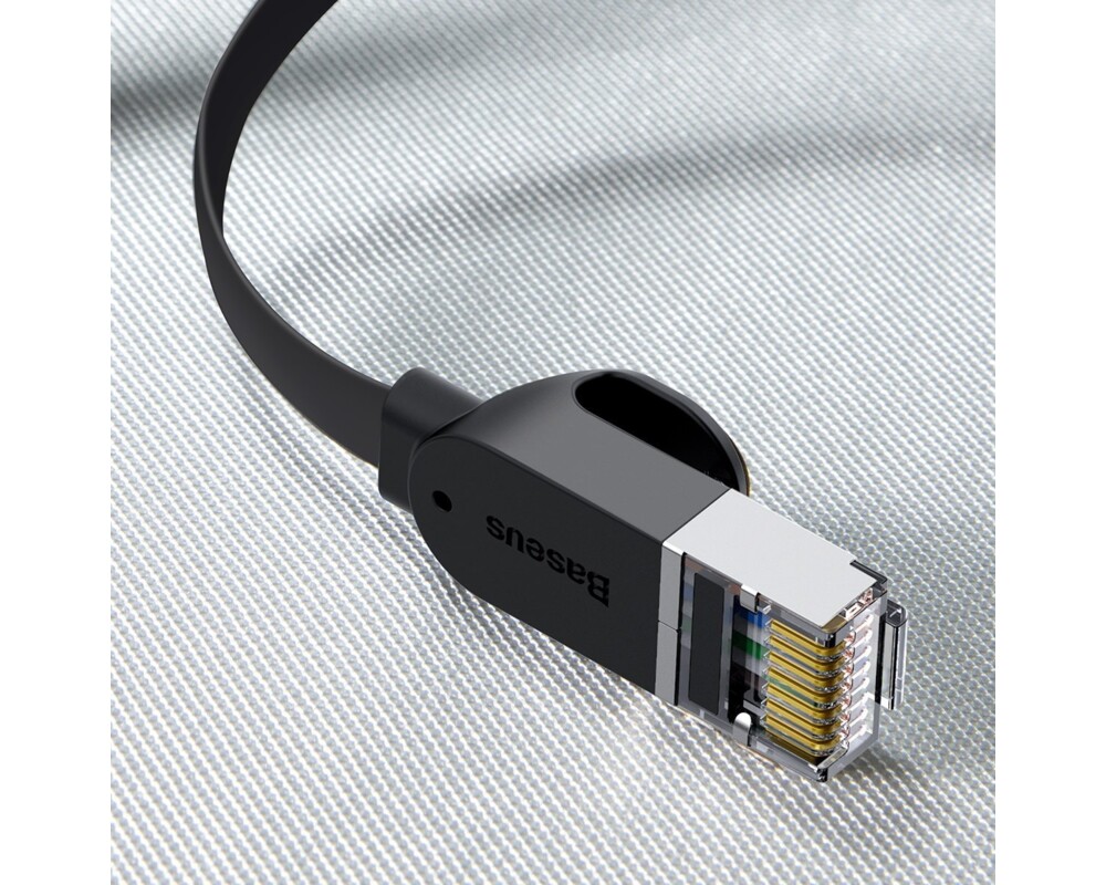Мрежов кабел Baseus RJ45, Cat.6, 1м PCWL-B01 - черен 8