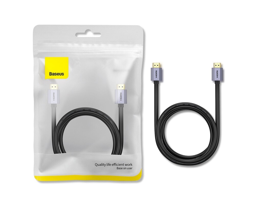 Кабел Кабел Baseus High Definition Series HDMI 2.0, 4K, 60Hz, 1.5m, WKGQ020101 - черен 4
