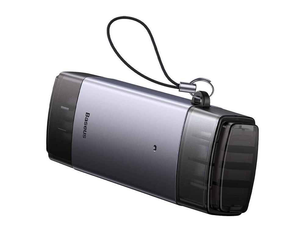 Адаптери Baseus Lite Series USB-A & Type-C към SD/TF Card Reader WKQX060113 - сив 2