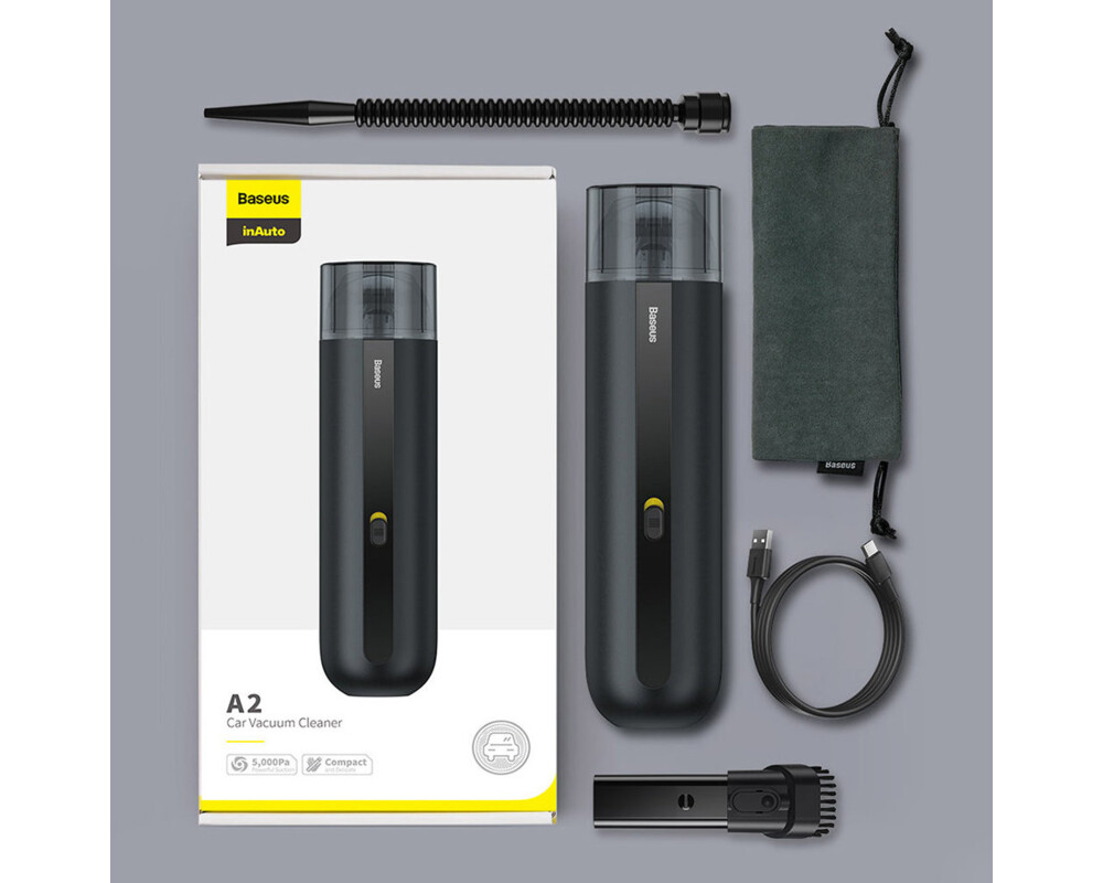 Прахосмукачка Baseus A2 car vacuum cleaner 70W 5000Pa VCAQ030001 - черна 7
