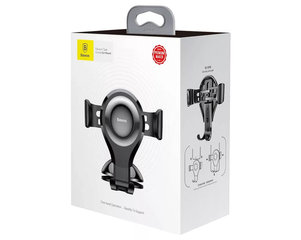 Стойка Baseus SUYL-XP01 Osculum Type Gravity черна 6