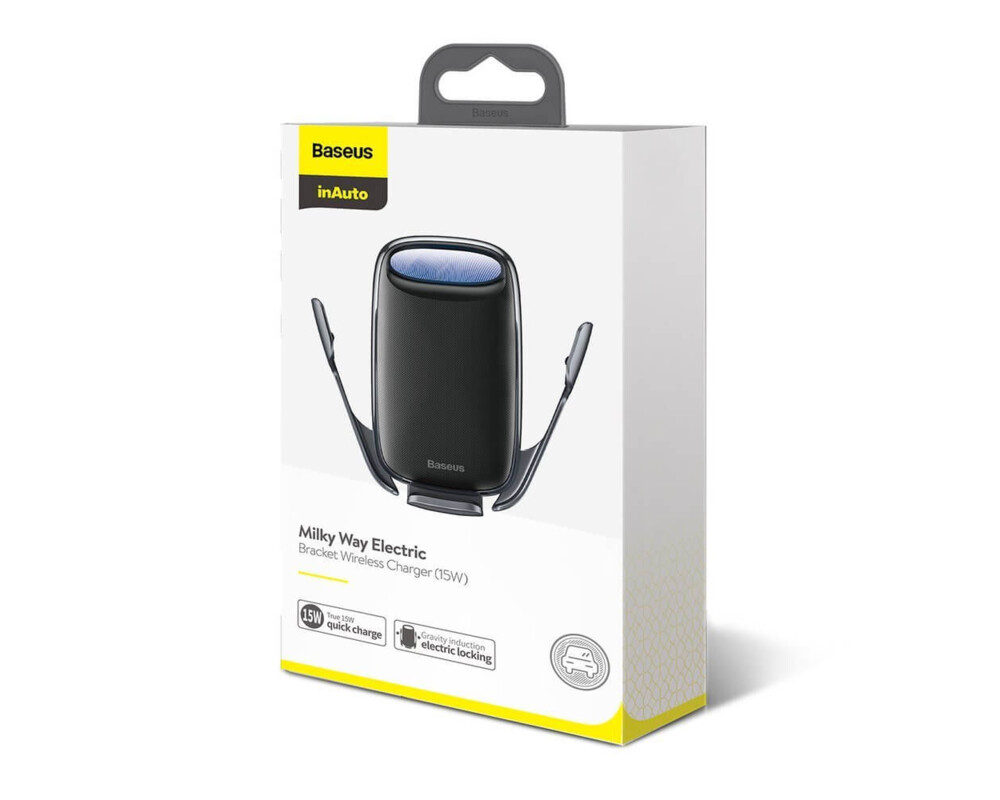 Стойка Baseus WXHW02-01 Milky Way 15W Qi за безжично зареждане 6