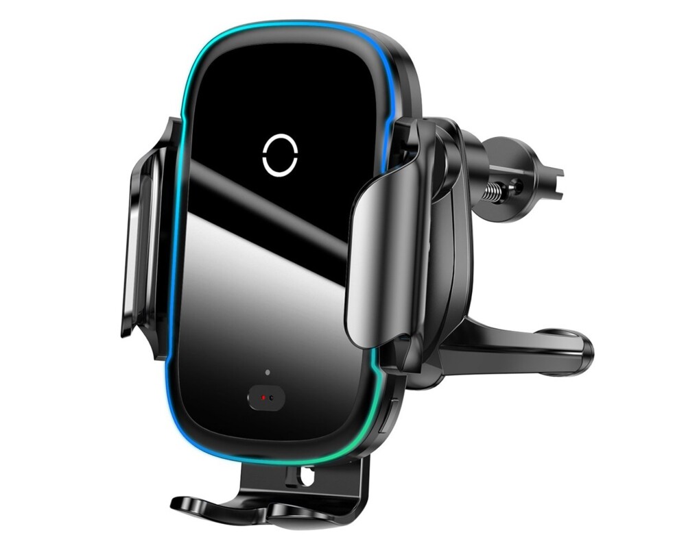 Стойка с безжично зареждане Baseus Smart Vehicle Bracket Qi 15W Air Vent Holder WXHW03-01 - черна 4