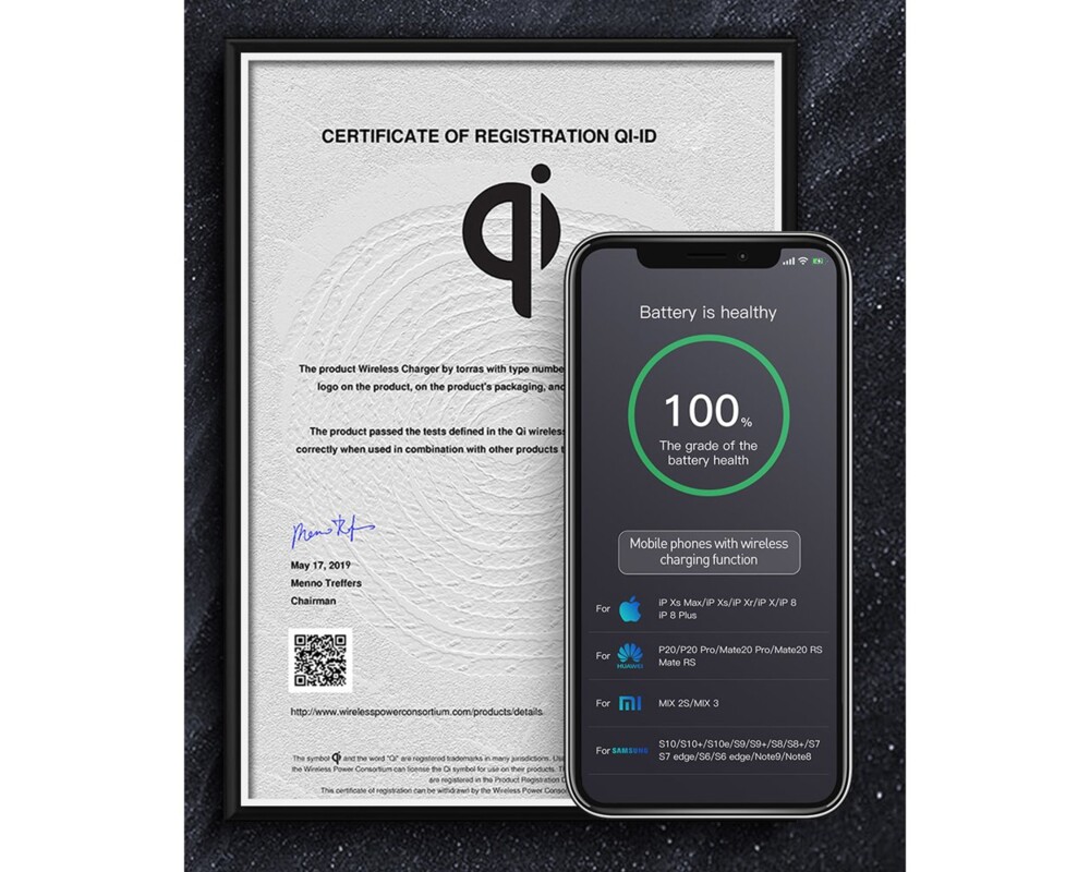 Стойка с безжично зареждане Baseus Smart Vehicle Bracket Qi 15W Air Vent Holder WXHW03-01 - черна 8