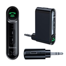  Baseus Qiyin Bluetooth AUX мини жак за кола WXQY010001 - черен 706440 WXQY010001 на топ цена - PIC.bg