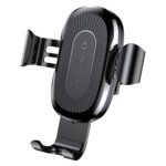 <span>Стойка</span> с безжично зареждане Baseus Gravity Car Mount Phone Bracket Air Vent Holder + Qi Charger WXYL-01 - черна <span class='catalog-num-in-name'>WXYL-01</span> - 