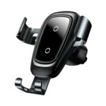<span>Стойка</span> с безжично зареждане Baseus Metal Gravity Car Mount Phone Bracket Air Vent Holder Qi Charger WXYL-B0A - черна <span class='catalog-num-in-name'>WXYL-B0A</span> - 