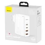 Зарядно Baseus GaN2 Pro 2x USB Type-C / 2x USB 100W CCGAN2P-L02 - бял 4
