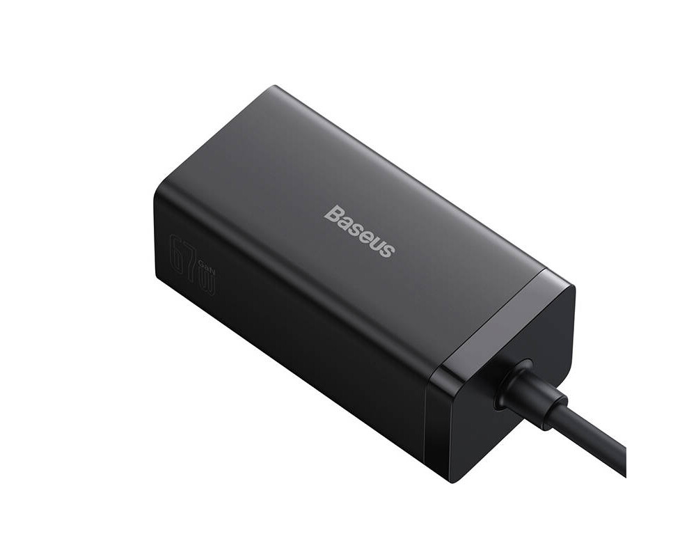 Зарядно Baseus GaN5 Pro HUB HDMI 2 x USB-C / USB-A / HDMI 4K 30Hz 1.5м + USB-C кабел - USB-C 100W 40Gb/s USB4 1м CCGP110201 - черно 5