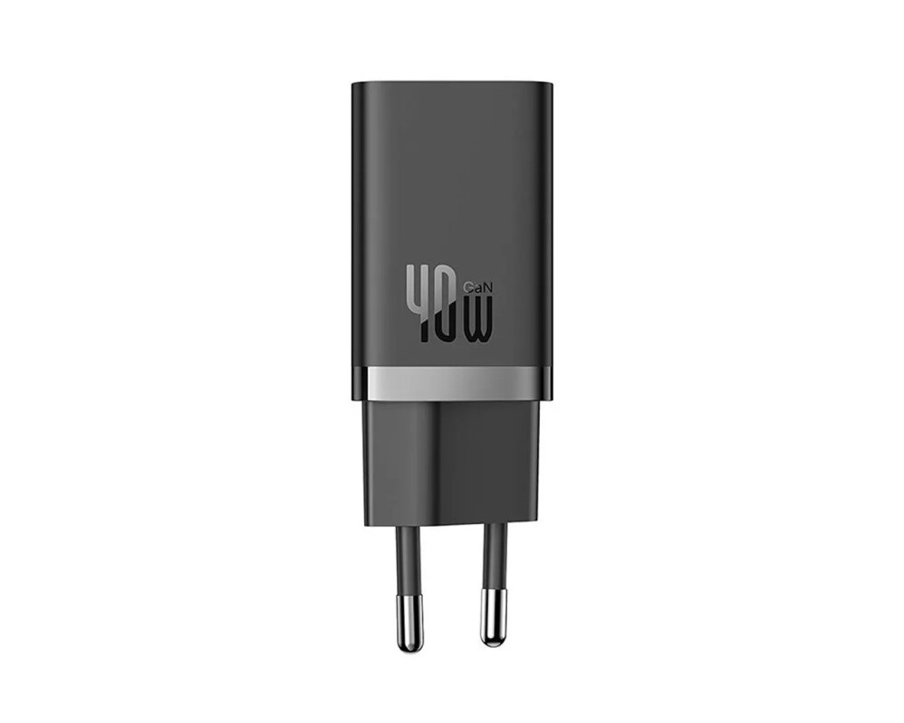 Зарядно Baseus GaN5 Pro 2xUSB-C 40W CCGP180101 - черно 3
