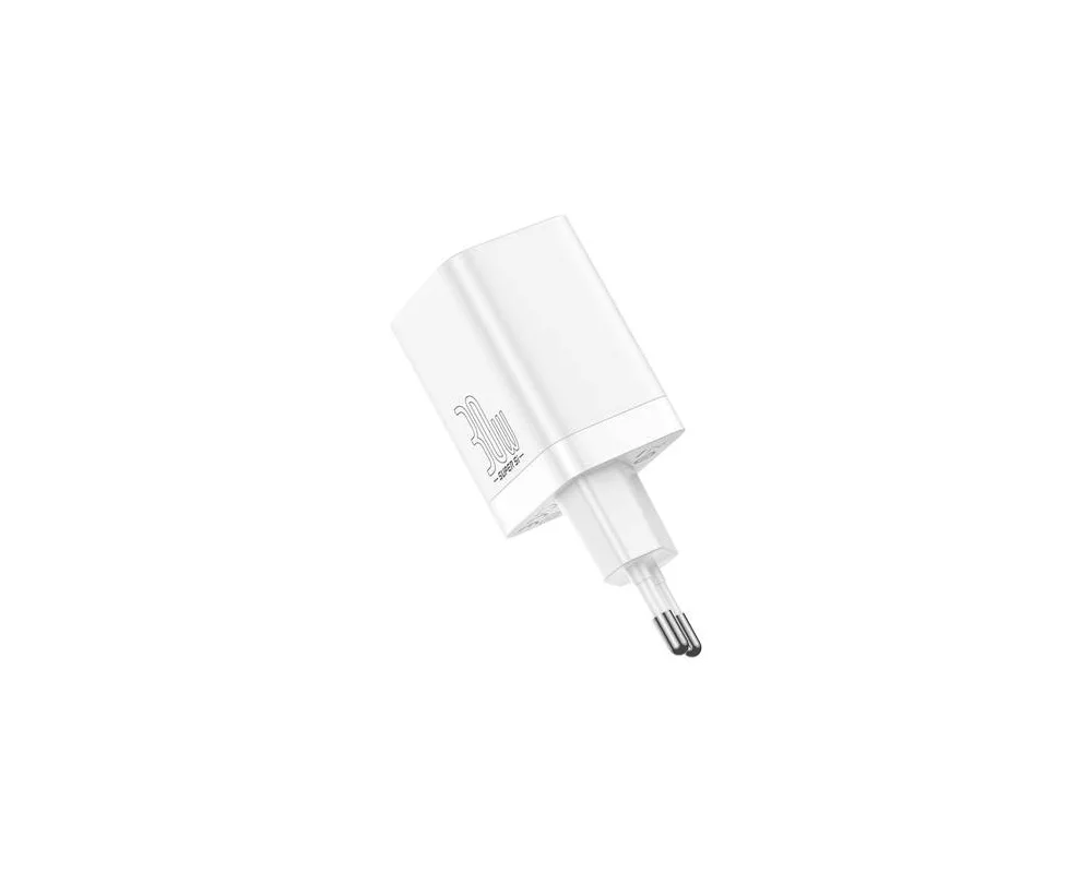 Зарядно Baseus Super Pro USB-A към USB-C 30W CCSUPP-E02 - бяло 2