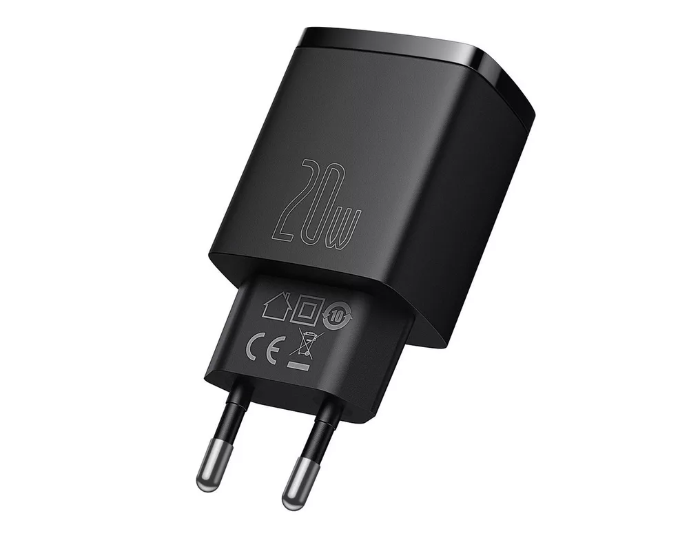 Зарядно Baseus USB към USB Type C 20W 3A Quick Charge 3.0 CCXJ-B01 - черно 3
