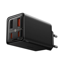  Baseus GAN6 Pro, 2xUSB-C + 2xUSB, 65W P10162701113-00 - черно 708763 P10162701113-00 на топ цена - PIC.bg