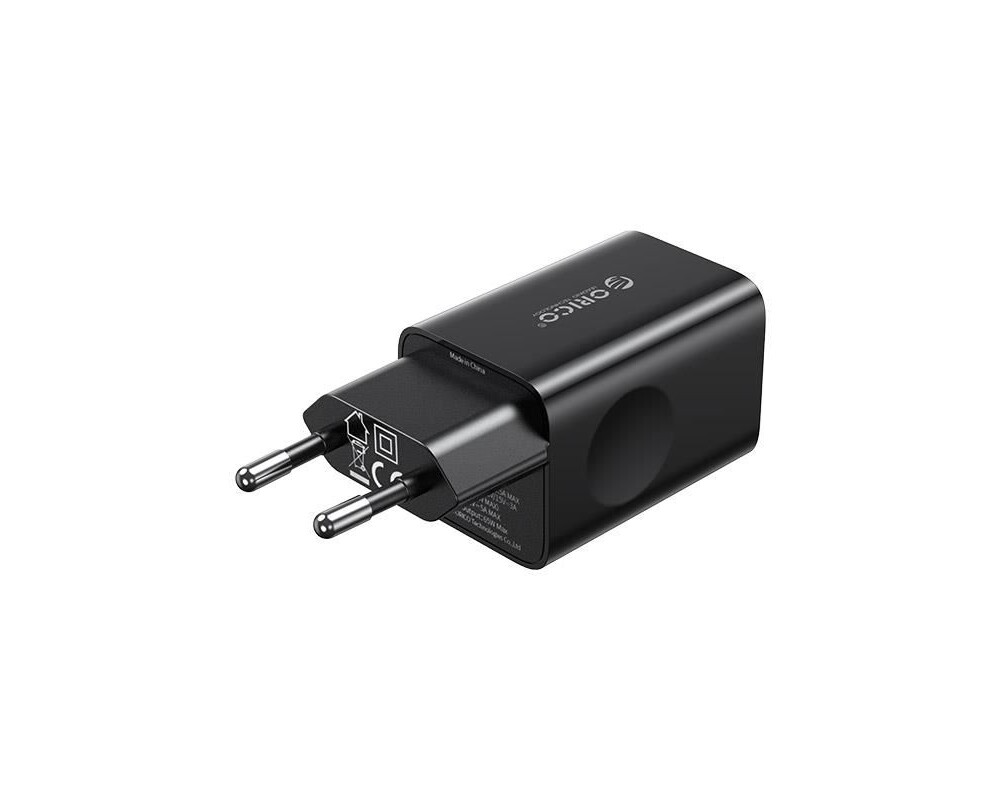 Зарядно Orico PT30-C-EU-BK зарядно устройство 30W USB Type-C 3