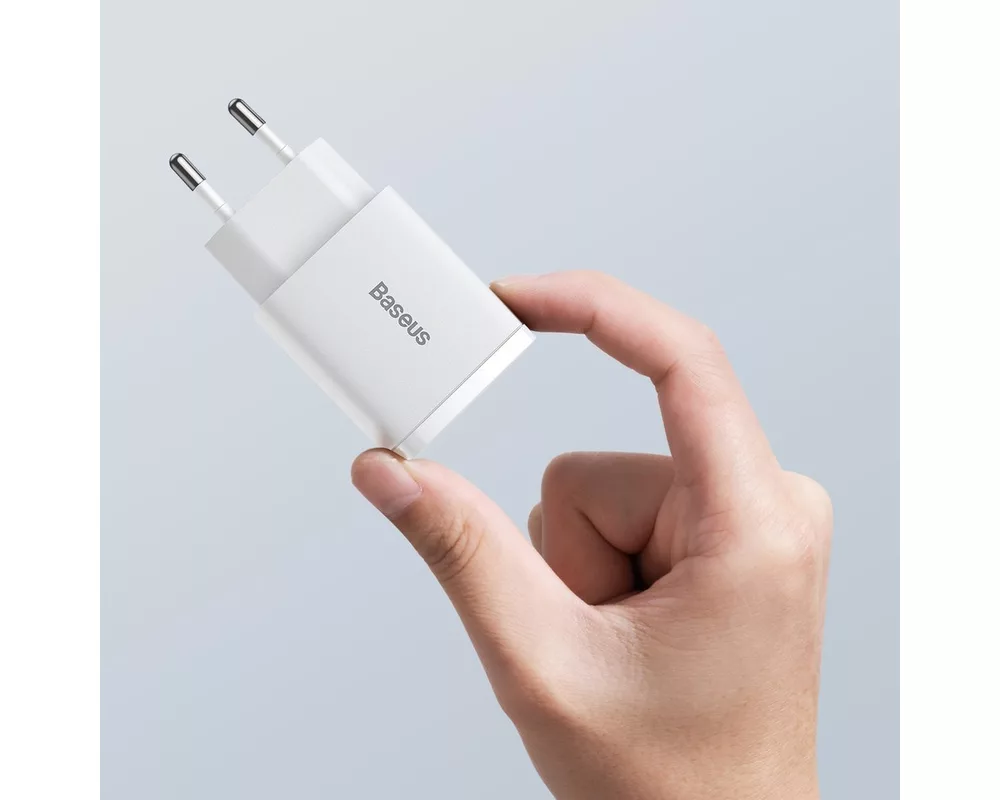 Зарядно Baseus USB към USB Type C 20W 3A Quick Charge 3.0 CCXJ-B02 - бяло 7