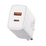 <span>Зарядно</span> Baseus USB към USB Type C 20W 3A Quick Charge 3.0 CCXJ-B02 - бяло <span class='catalog-num-in-name'>CCXJ-B02</span> - 
