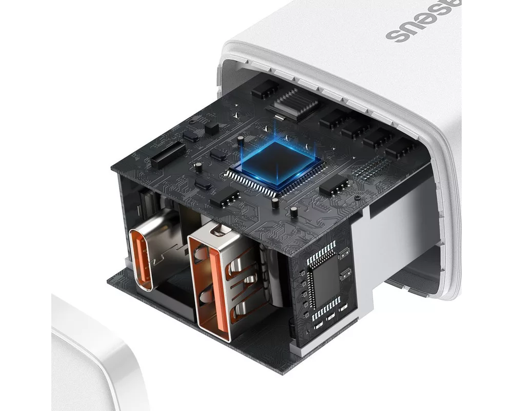 Зарядно Baseus USB към USB Type C 20W 3A Quick Charge 3.0 CCXJ-B02 - бяло 6